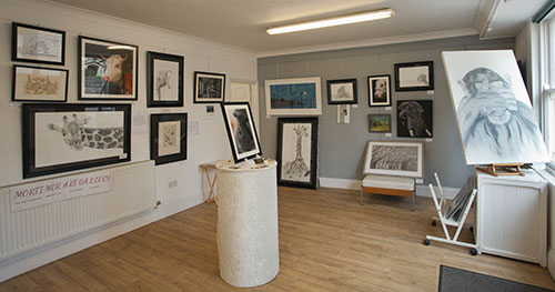 Carre Gallery setup for a recent exhibition